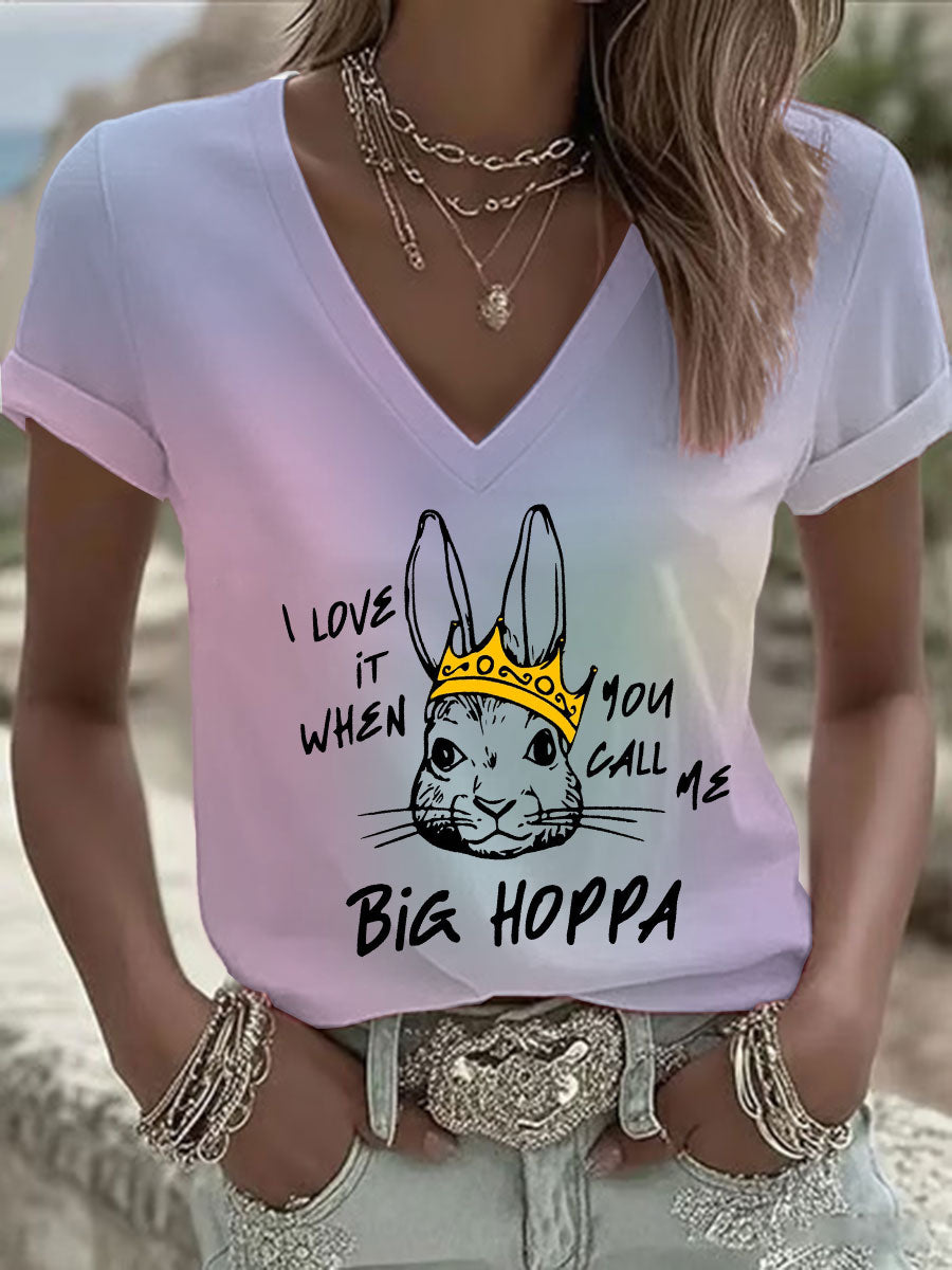 Women's Funny Easter Bunny T-Shirt
