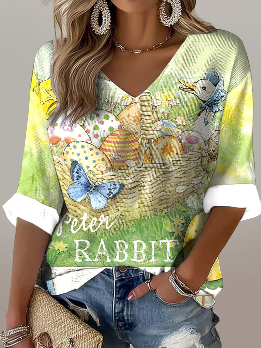 Women's Easter Commemorative Printed T-Shirt