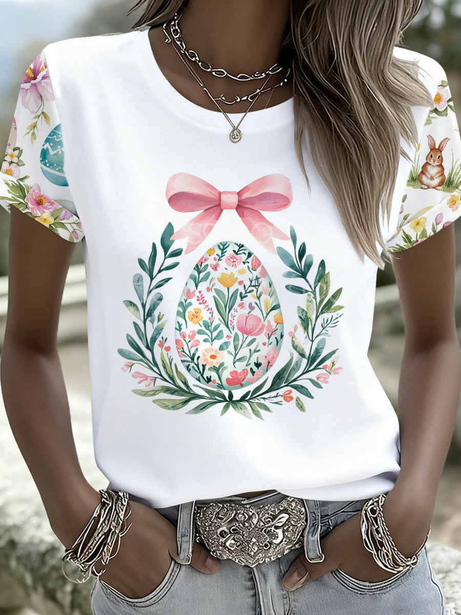 Women's Easter Commemorative Art Print T-Shirt