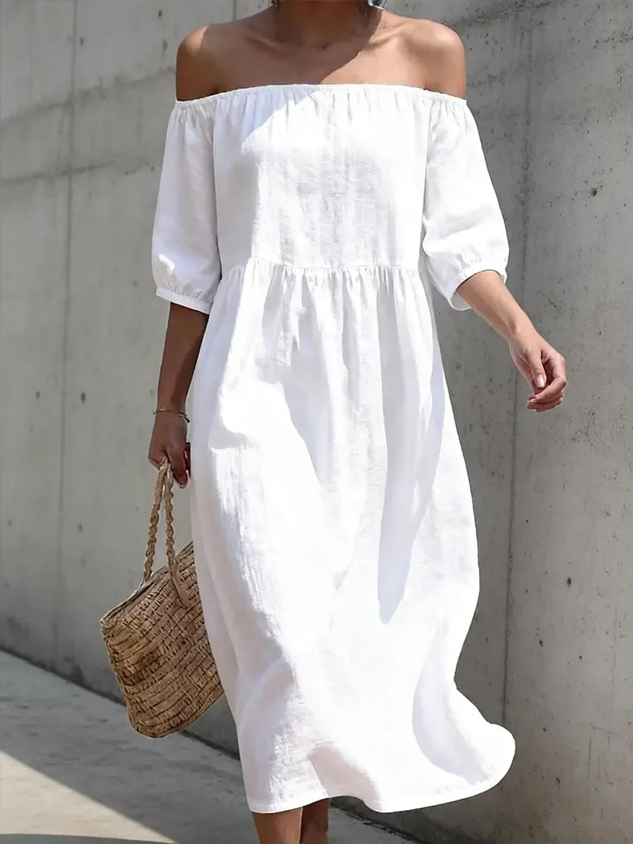 Women's Casual Elegant Pure Color Dresses