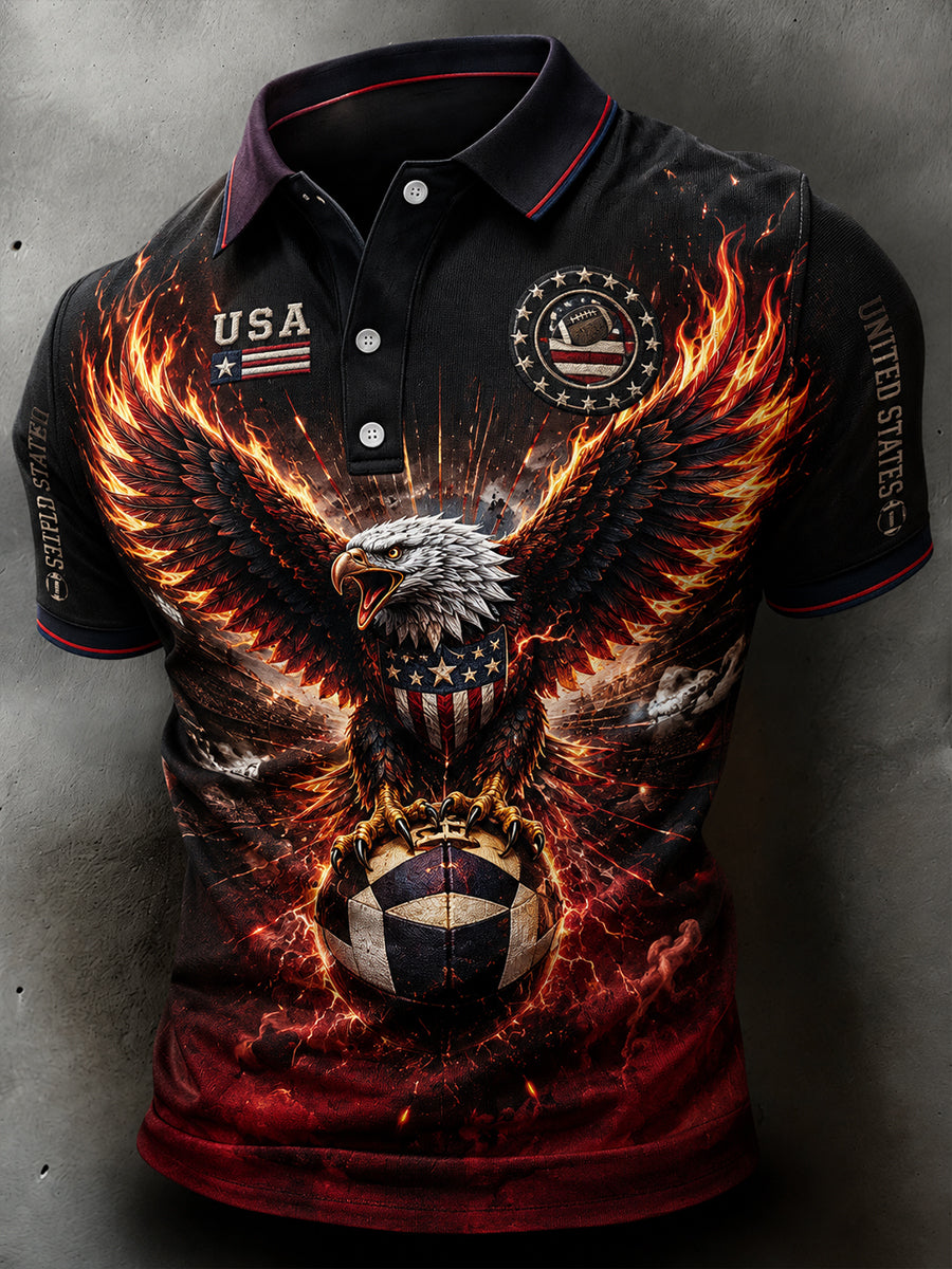 Men's American Football Short Sleeve T-Shirt