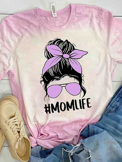 Women's Easter Printed Vintage Fashion Loose Short Sleeve T-Shirt
