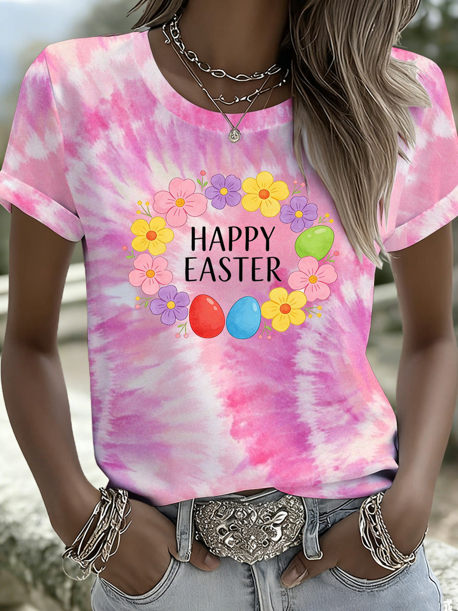 Women's Easter Commemorative Printed T-Shirt