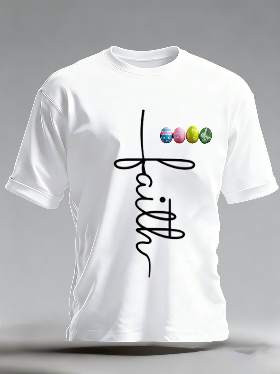 Men's Easter Commemorative Printed T-Shirt