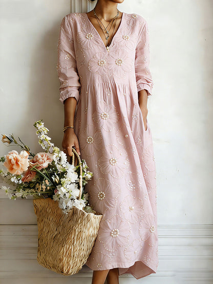 Women's Floral Art Print Dress