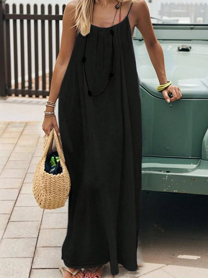 Women's Strappy Backless Long Dress