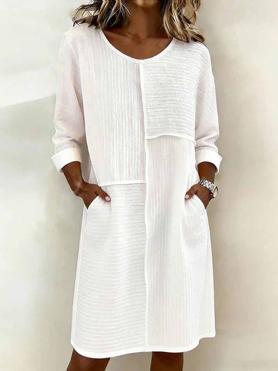 Women's Fashion Printed Casual Loose Dress