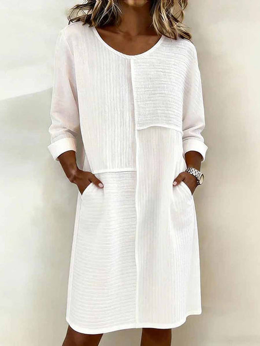 Women's Fashion Printed Casual Loose Dress