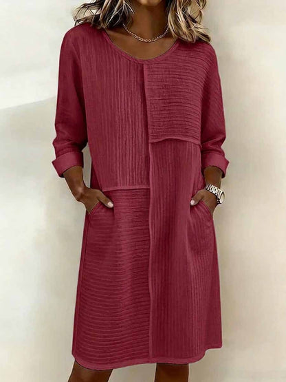 Women's Fashion Printed Casual Loose Dress