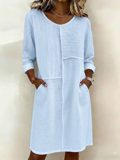 Women's Fashion Printed Casual Loose Dress