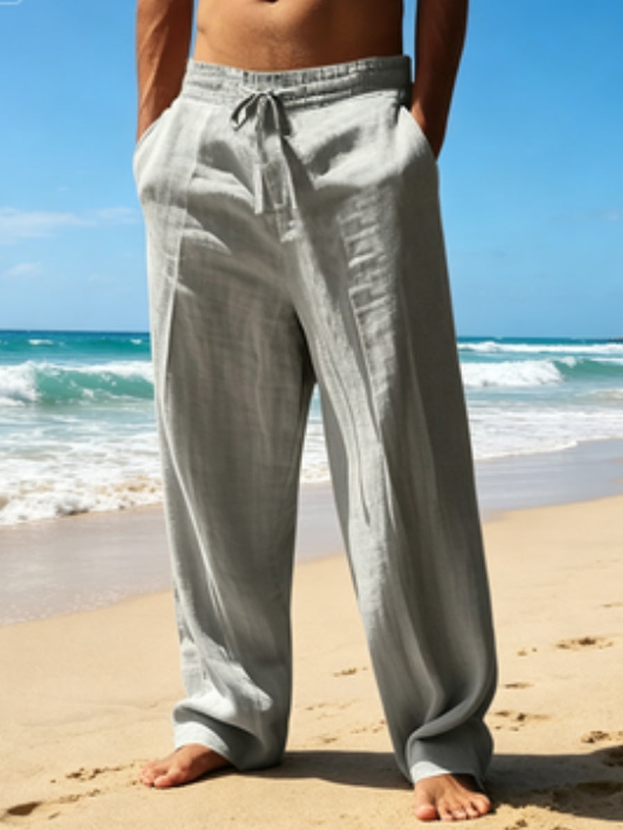 Men's Casual Cotton-Linen Pants