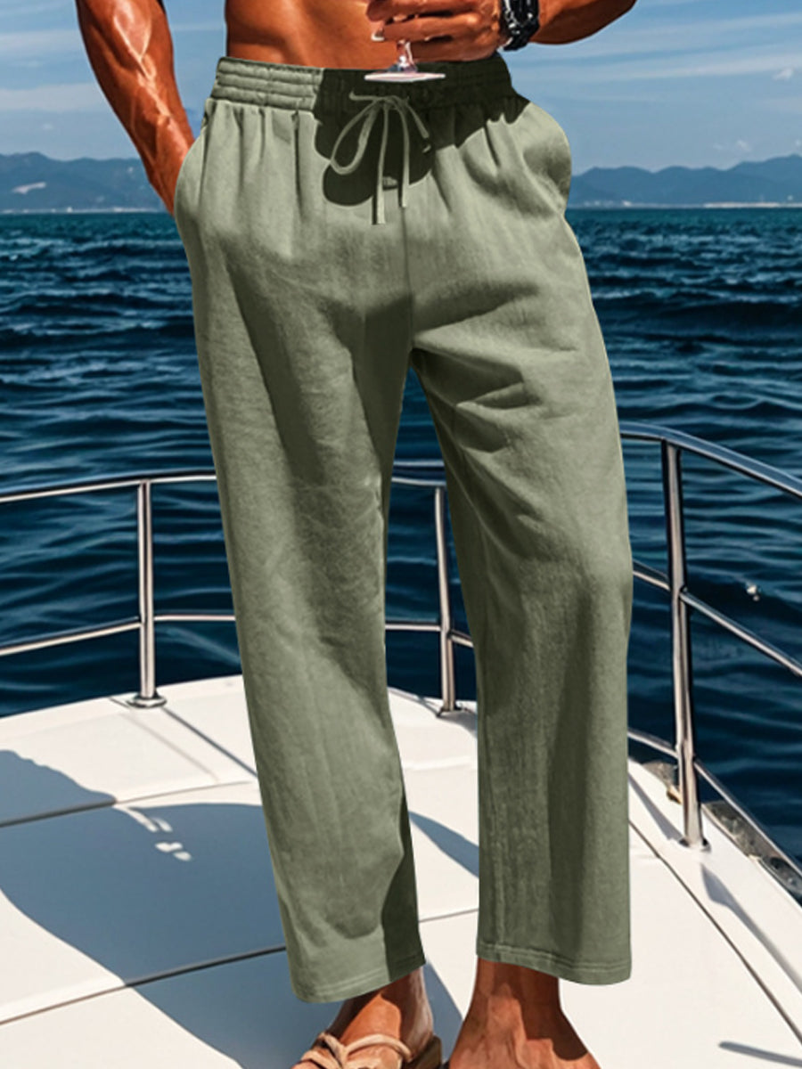 Men's Casual Cotton-Linen Pants