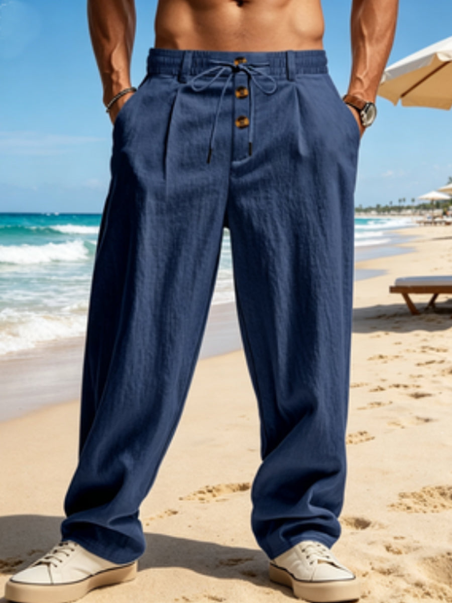 Men's Casual Cotton-Linen Pants