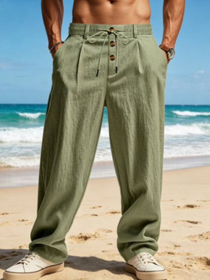 Men's Casual Cotton-Linen Pants