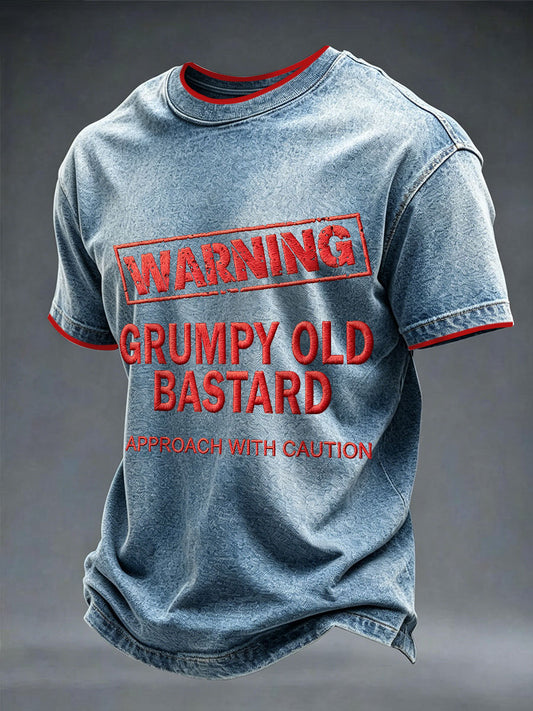 Men's "grumpy old bastard" T-shirts