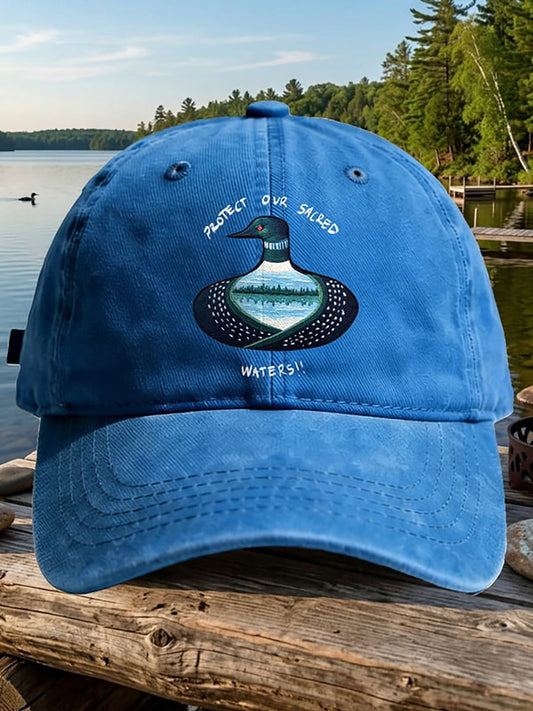 Unisex Save The Boundary Waters Print Cap