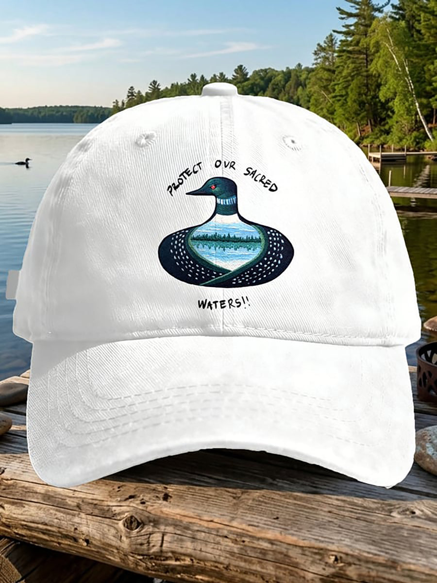 Unisex Save The Boundary Waters Print Cap
