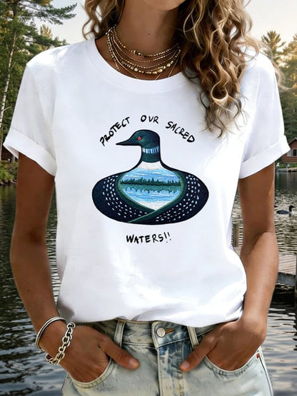 Women's Save The Boundary Waters Print T-shirt