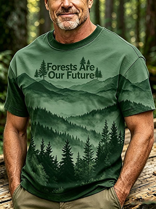 Men's Forest Conservation Print T-shirt