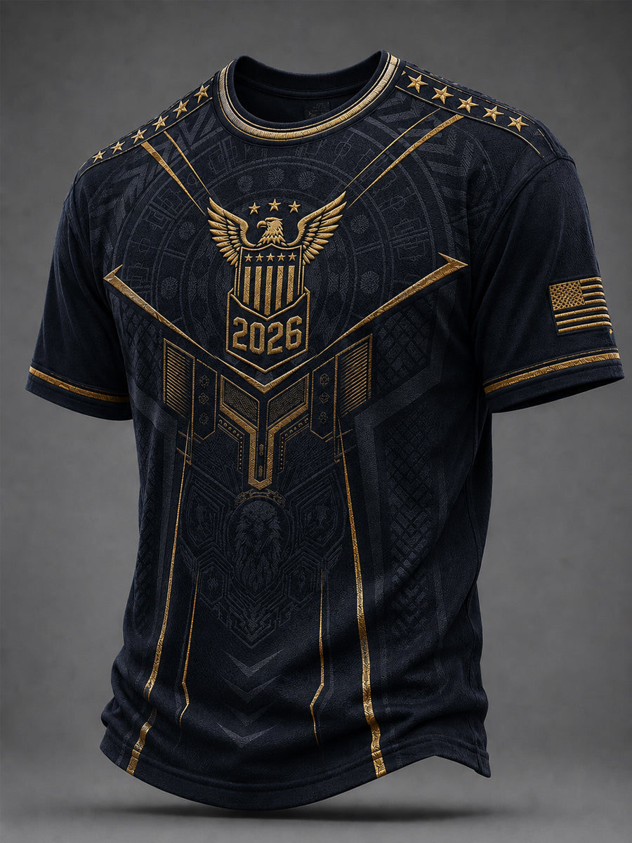 Men's Gift For Soccer Fans Print Casual Tee