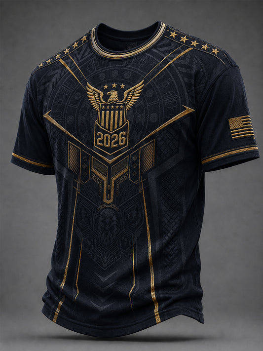 Men's Gift For Soccer Fans Print Casual Tee