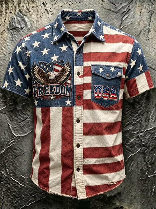 Men's UAS FLAG Short Sleeve Shirt