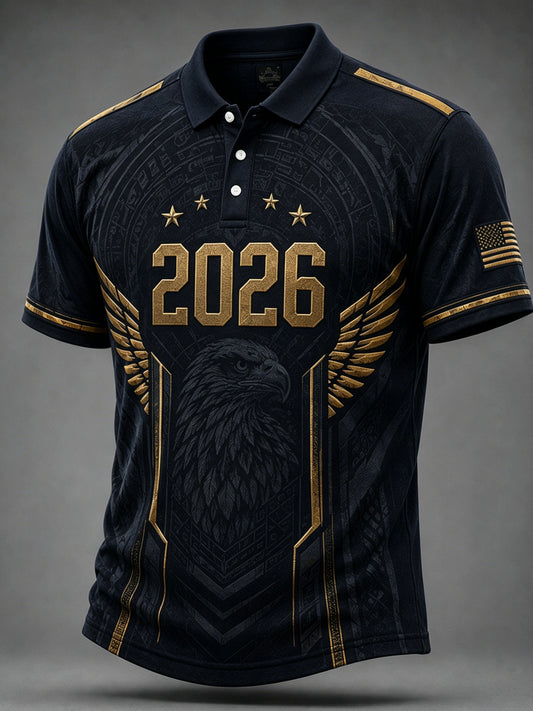 Men's Gift For Soccer Fans Print Casual Polo