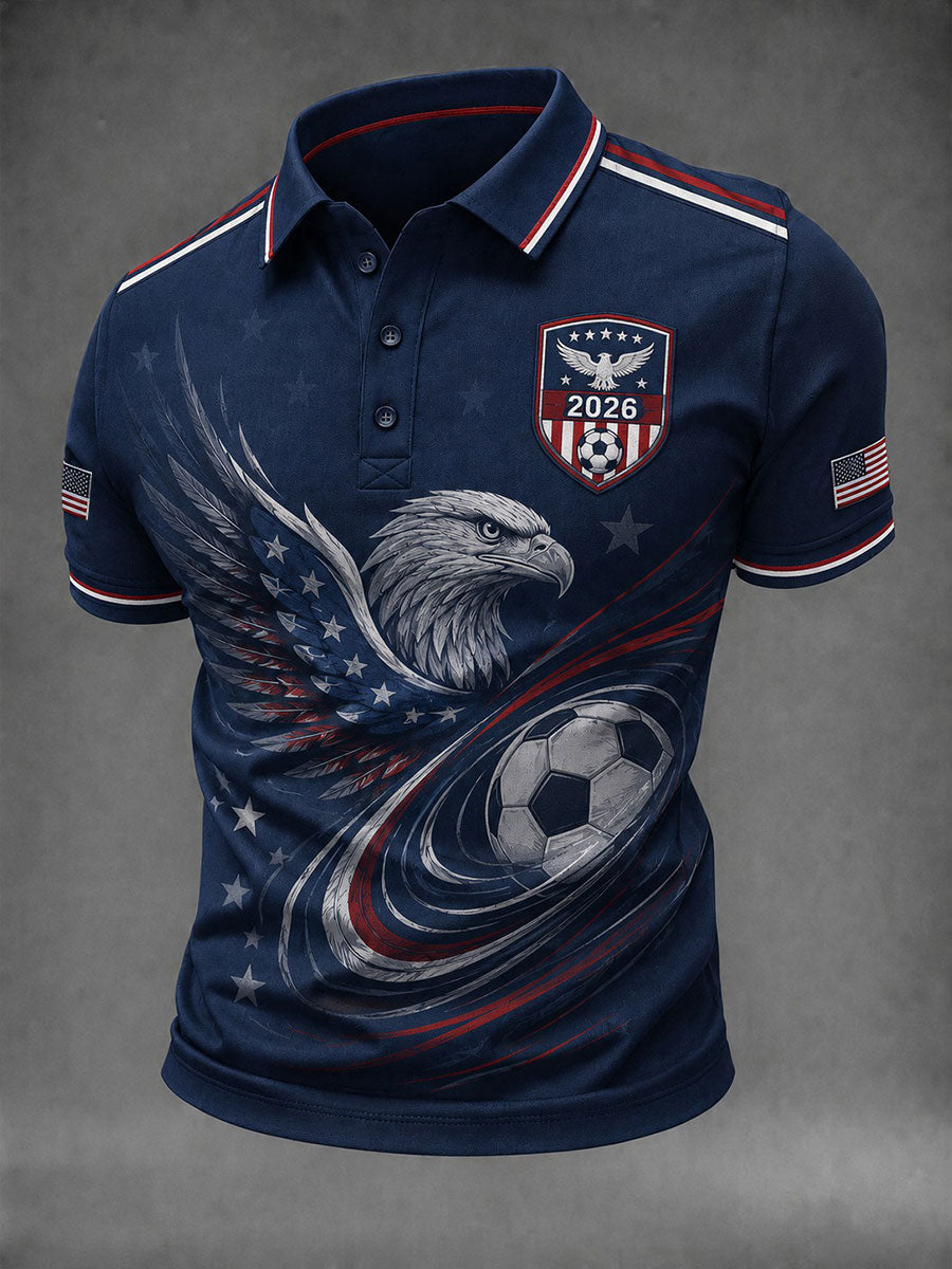 Men's USA Football Printed Shirt