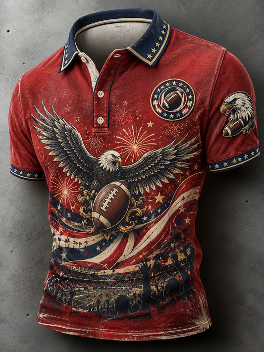 Men's American Football Short Sleeve T-Shirt