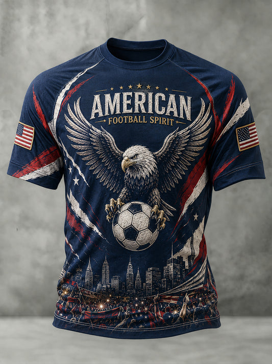 Men's American Football Short Sleeve T-Shirt